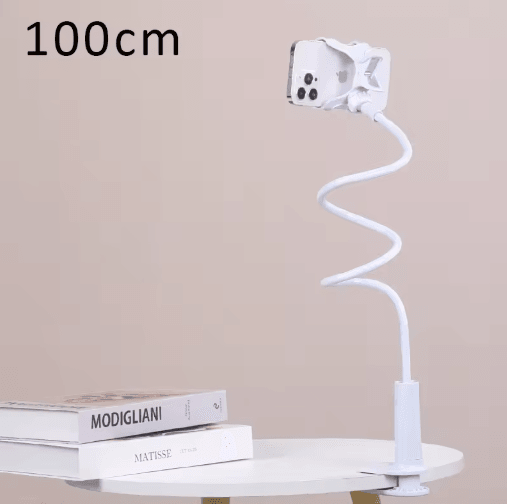 FlexClip 360° Phone Holder Stand – Adjustable Desk Mount & Lazy Mobile Phone Bracket