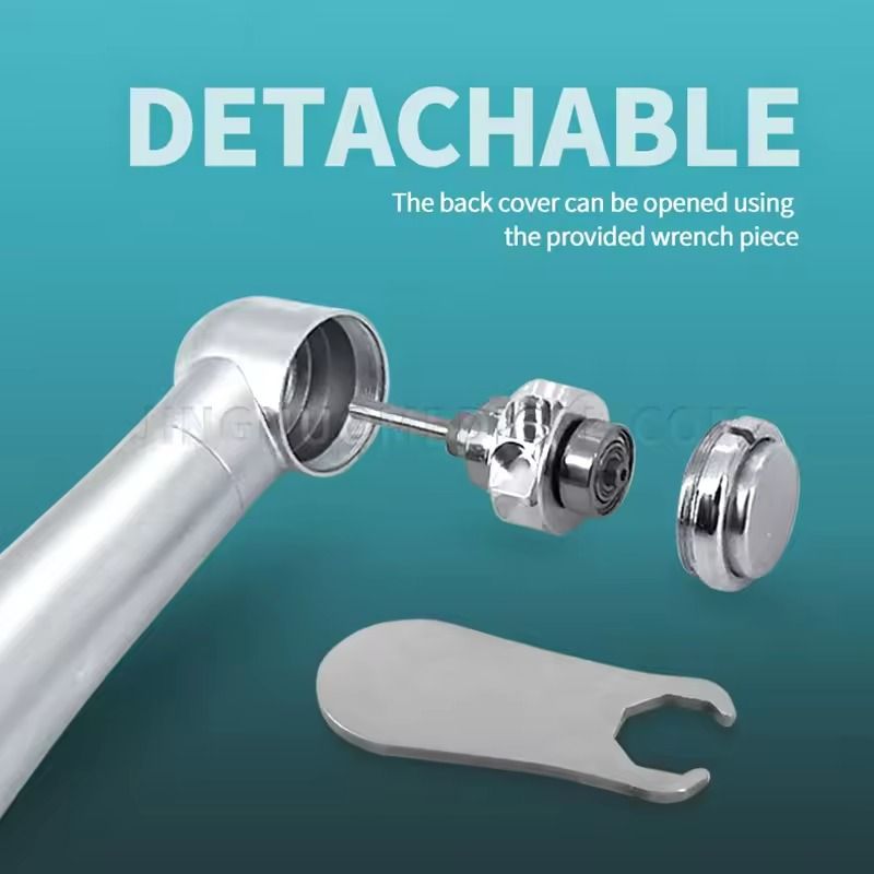 LED Dental High Speed Handpiece with Push Button and Triple Water Spray