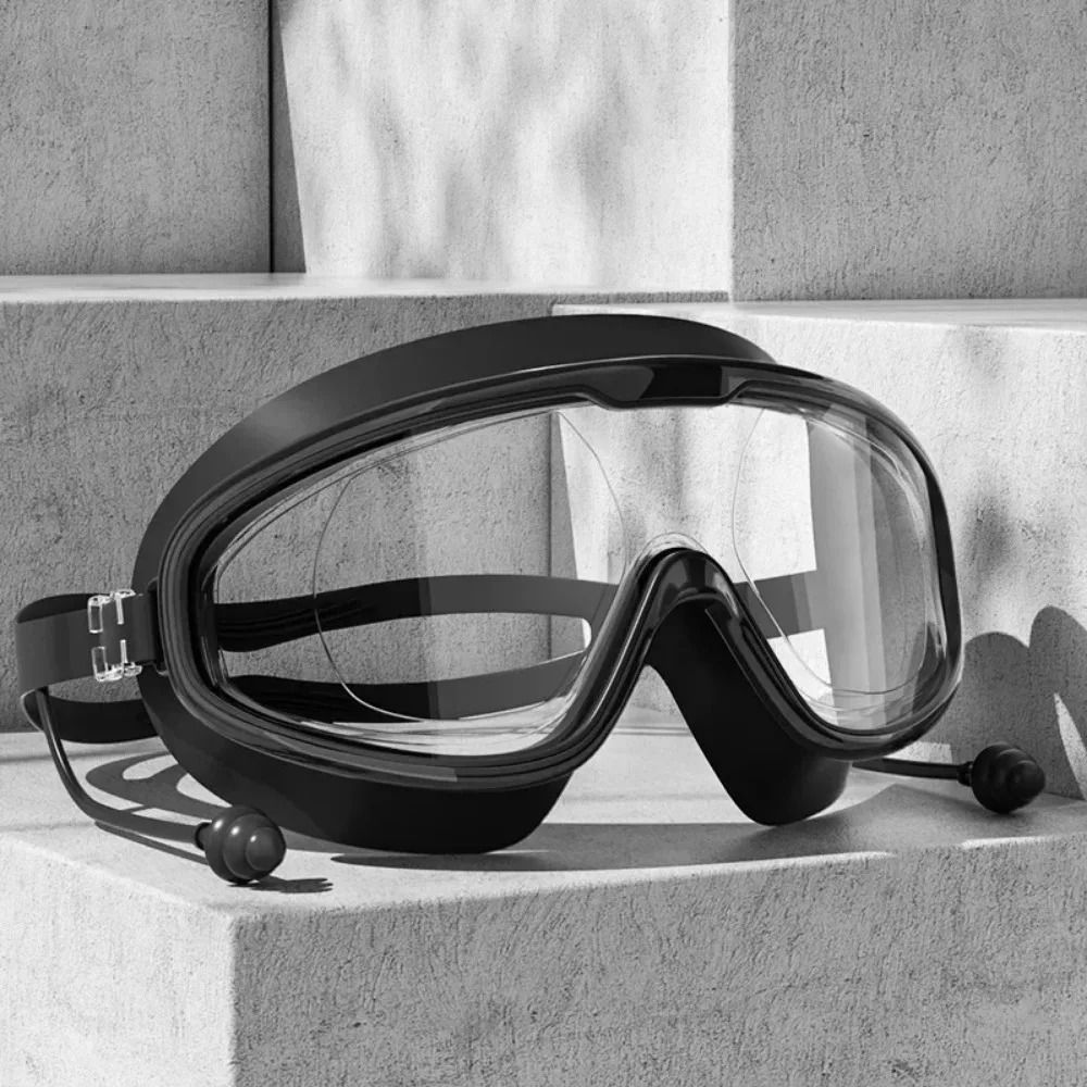 ProView Anti Fog Swimming Goggles HD Professional Swim Goggles with Silicone Seal and Earplugs