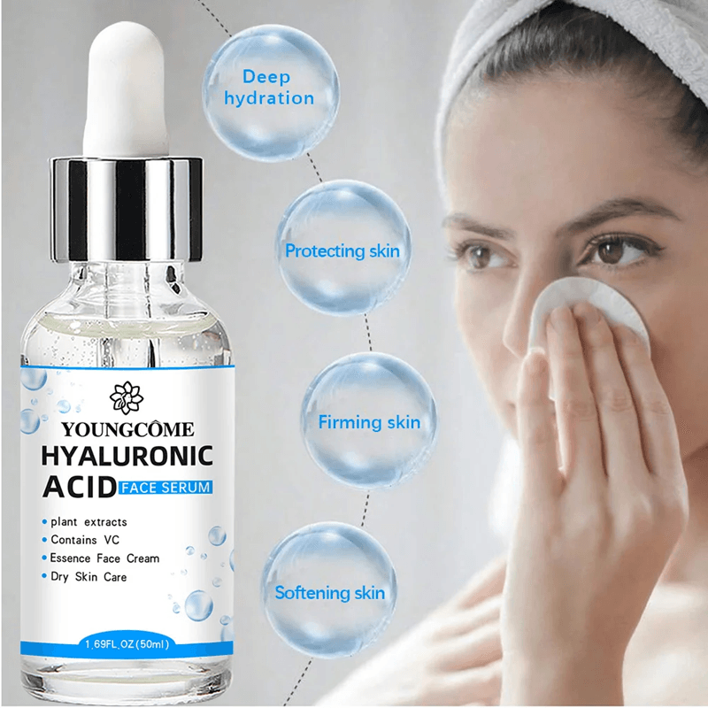 HydraGlow Hyaluronic Acid Facial Essence Deep Moisture Korean Skin Care Serum