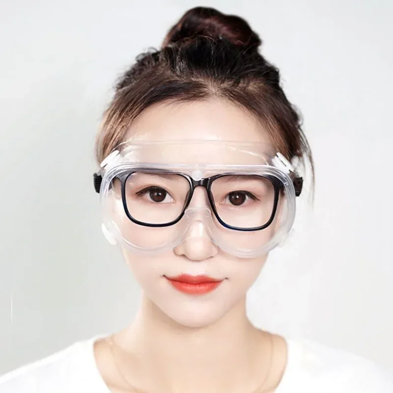 Waterproof Work Safety Goggles Windproof Dust-proof Anti Fog Protective Glasses for Laboratory Work and Water Parks