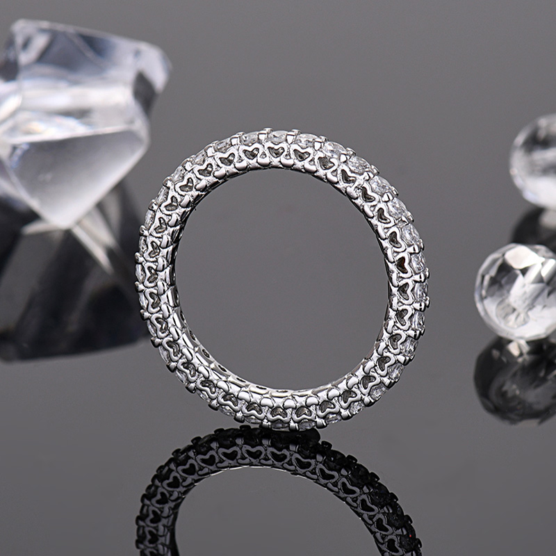Stylish S925 Silver Cubic Zirconia Rings: Perfect for Bridal & Wedding - Shop Now!