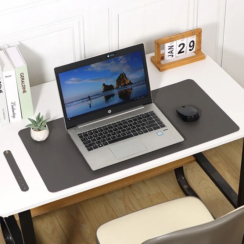 Stain Resistant Leather Computer Desk Mouse Pad Waterproof Writing Mat