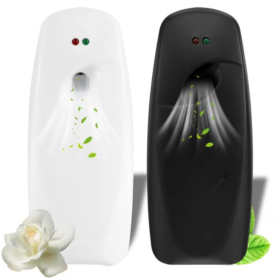 Wall-Mounted Automatic Air Freshener Spray Dispensers Set of 2 – 300ml Adjustable Liquid Fragrance Dispensers