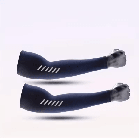 Mens Ice Silk Cooling Arm Sleeves Lightweight Breathable Sports Sleeves for Cycling Running and Fishing