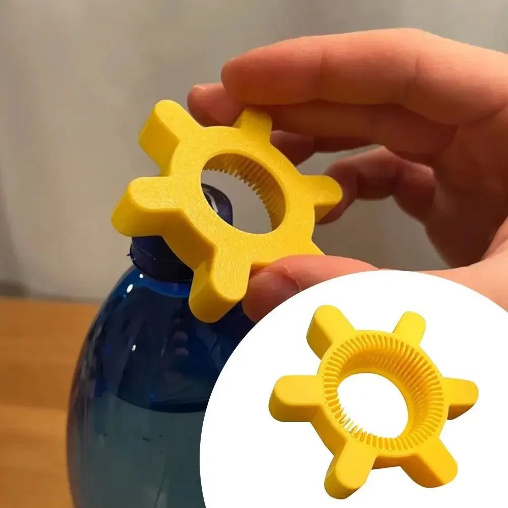 Multi Function Bottle Opener Jar Lid Opener Tool for Easy Grip
