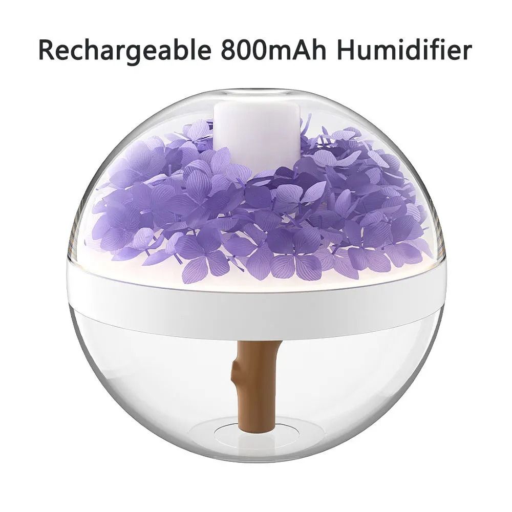 Eternal Flower Artistic Humidifier and Atmosphere Light