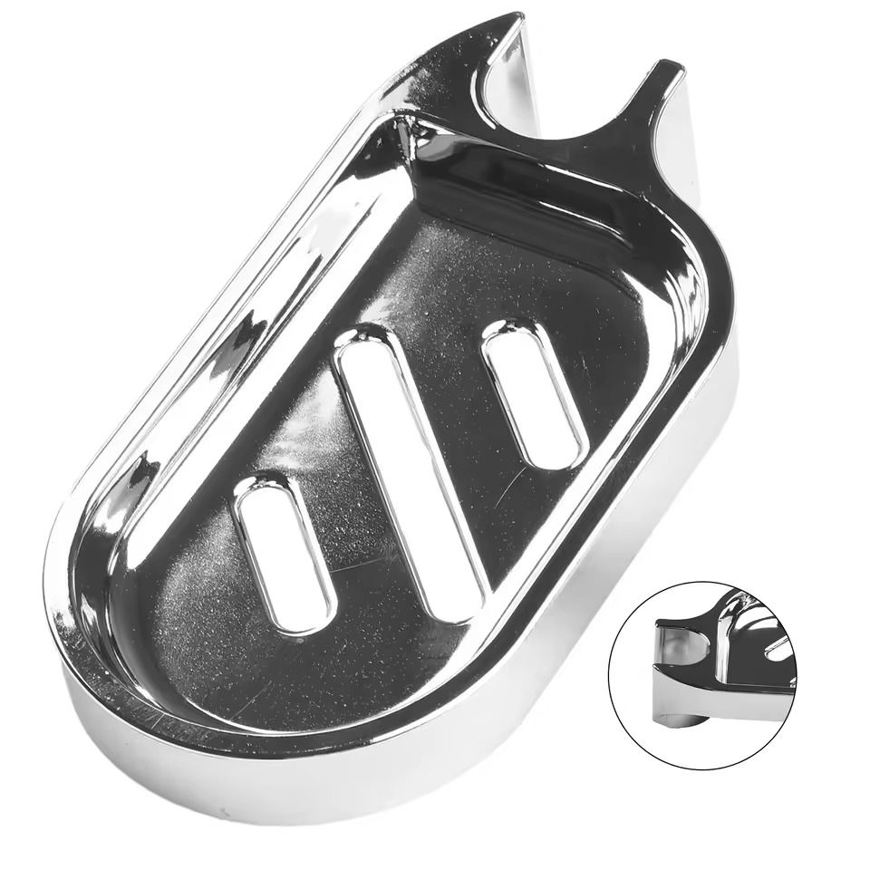 Wall Mounted Soap Dish ABS Soap Box with Hollow Bottom Drain