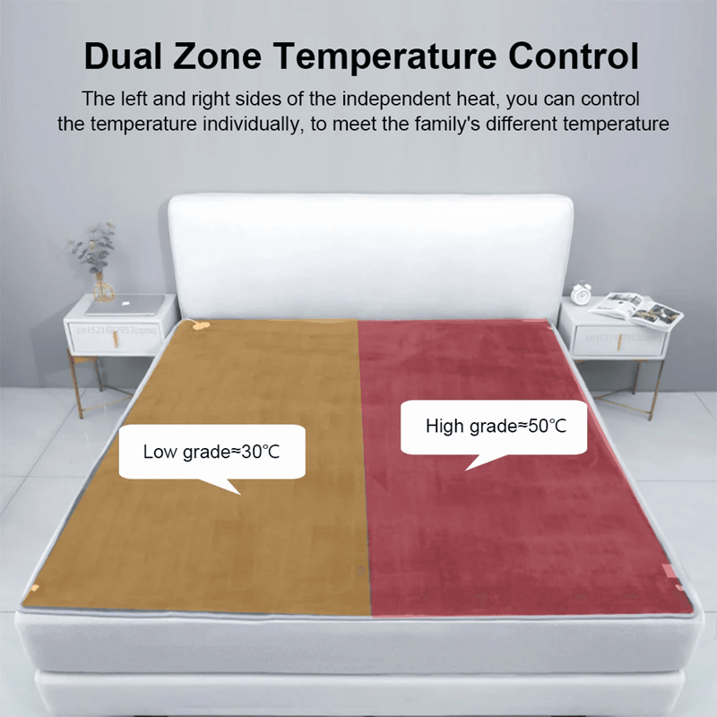 Electric Heated Mattress Pad EU Plug 220V Double Body Warmer
