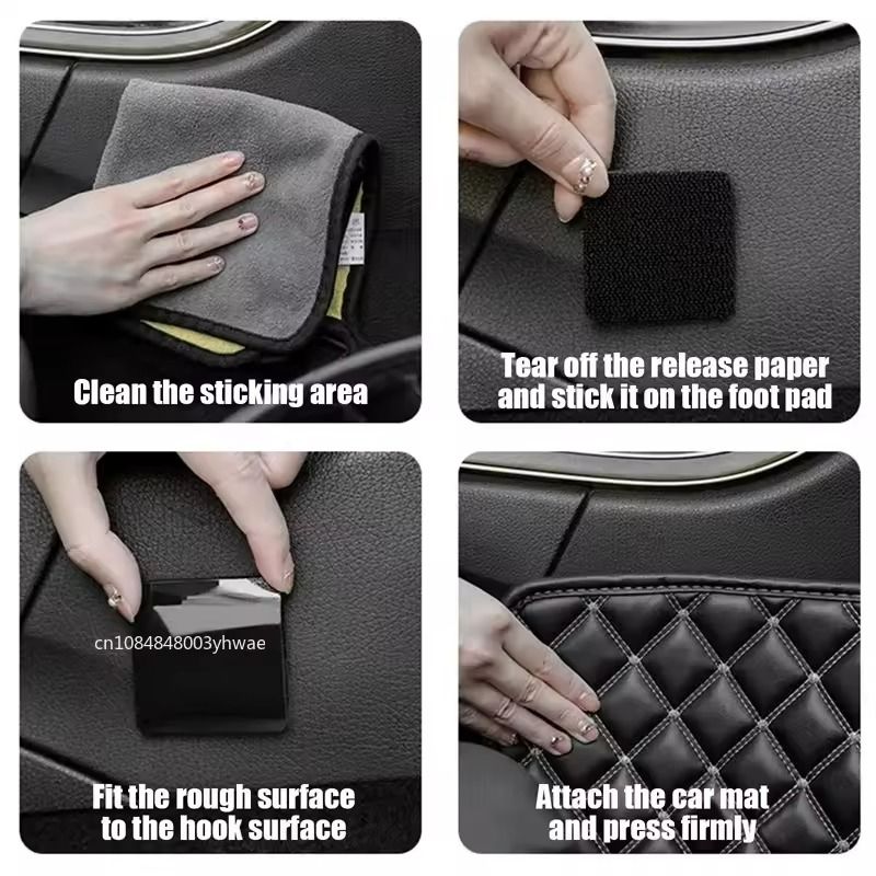 Extra Strong Adhesive Hook-and-Loop Fastener Tape – Double-Sided Carpet & Mounting Stickers (1–100PCS)
