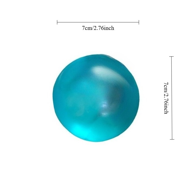 Soft Blue Maltose Squishy Toy, Transparent Sensory Fidgets, Anti Stress Slow Rebound Decompression Toy