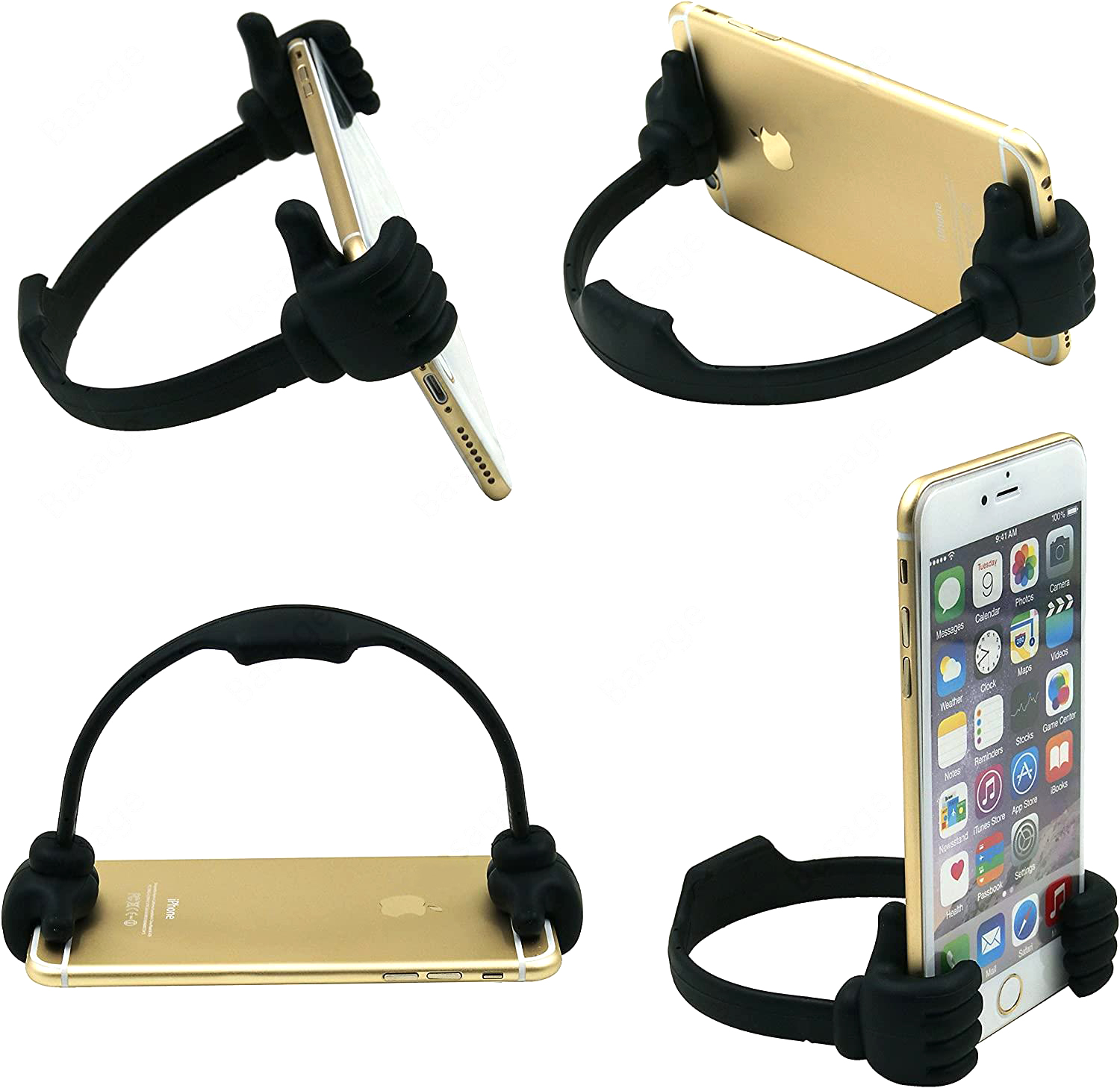 Thumbs Up Phone Stand for Desk Flexible Holder for Phones and Tablets
