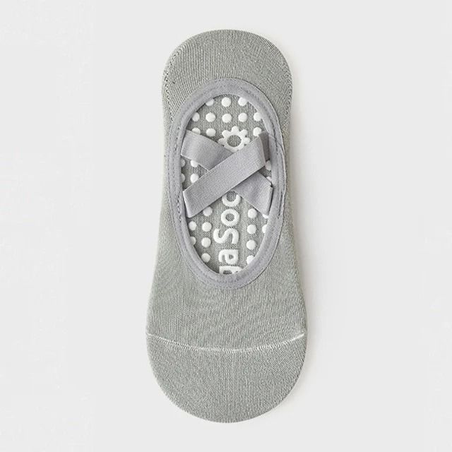 Breathable Towel Bottom Yoga Socks Women Silicone Non Slip Bandage Pilates Ladies Ballet Dance Socks