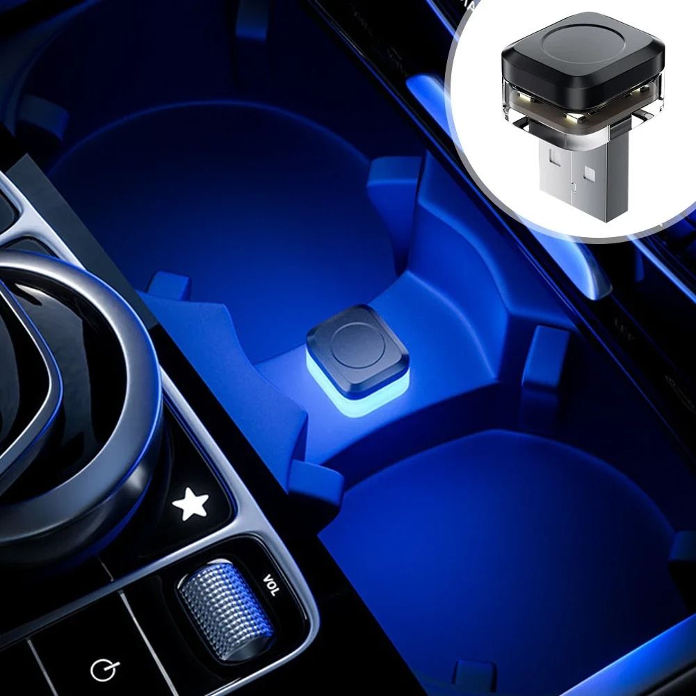 Universal USB Car Interior LED Ambient Light Plug and Play Atmosphere Lamp