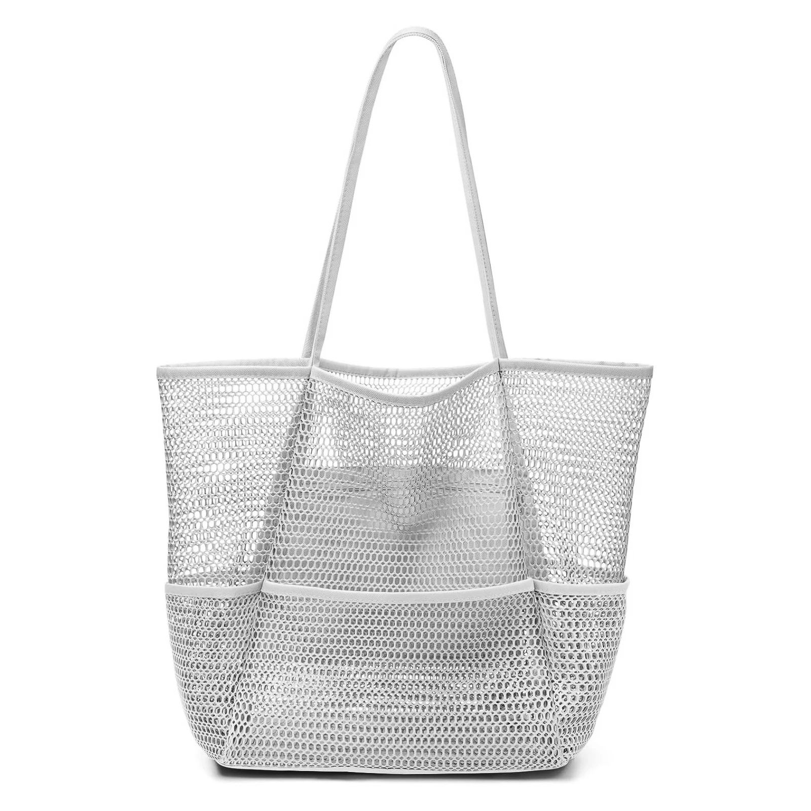 Large Mesh Beach Tote Shoulder Bag