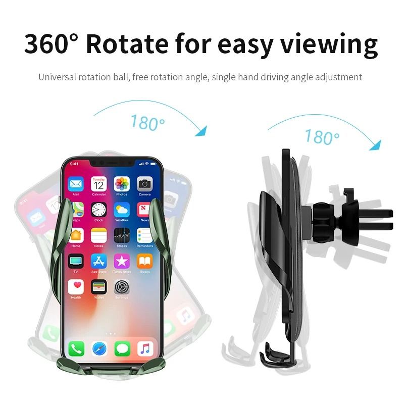 180° Rotation Air Vent Car Phone Holder
