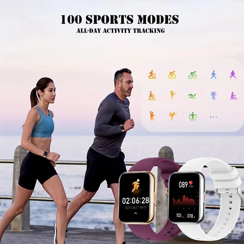 1.85 HD Bluetooth Calling AI Voice Smartwatch