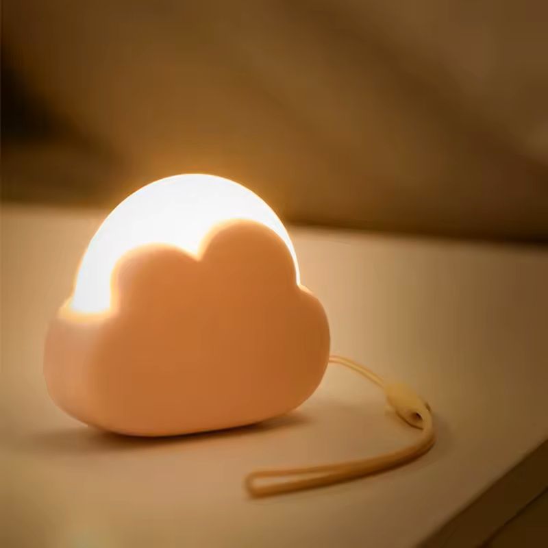 USB Wireless Night Light Mini Adorable Cloud Shape LED Night Lamp for Bedroom, Baby & Childrens Room Desktop Decoration