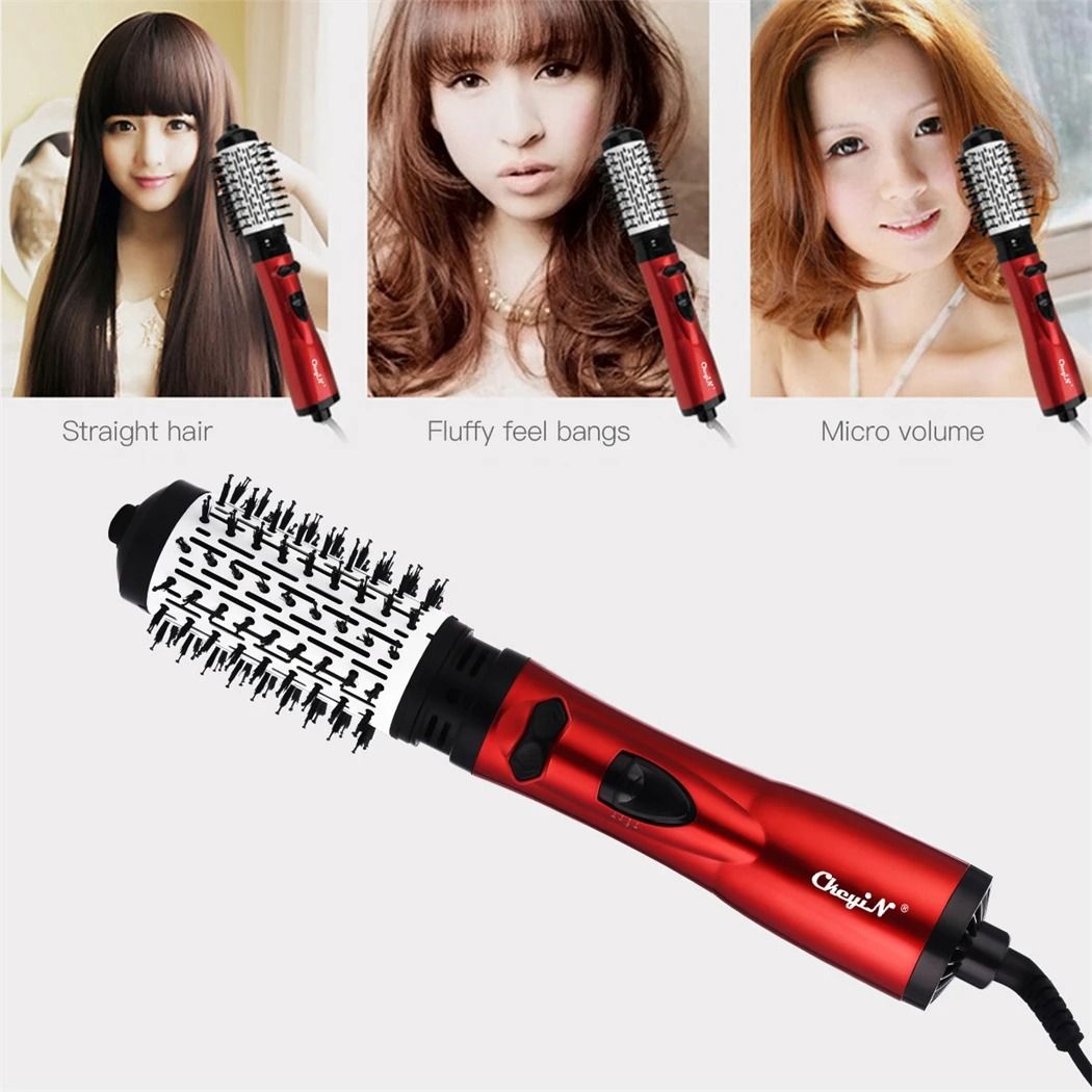 2 In 1 Hair Dryer Brush Auto Rotating Ionic Hot Air Spin Brush Volumizer