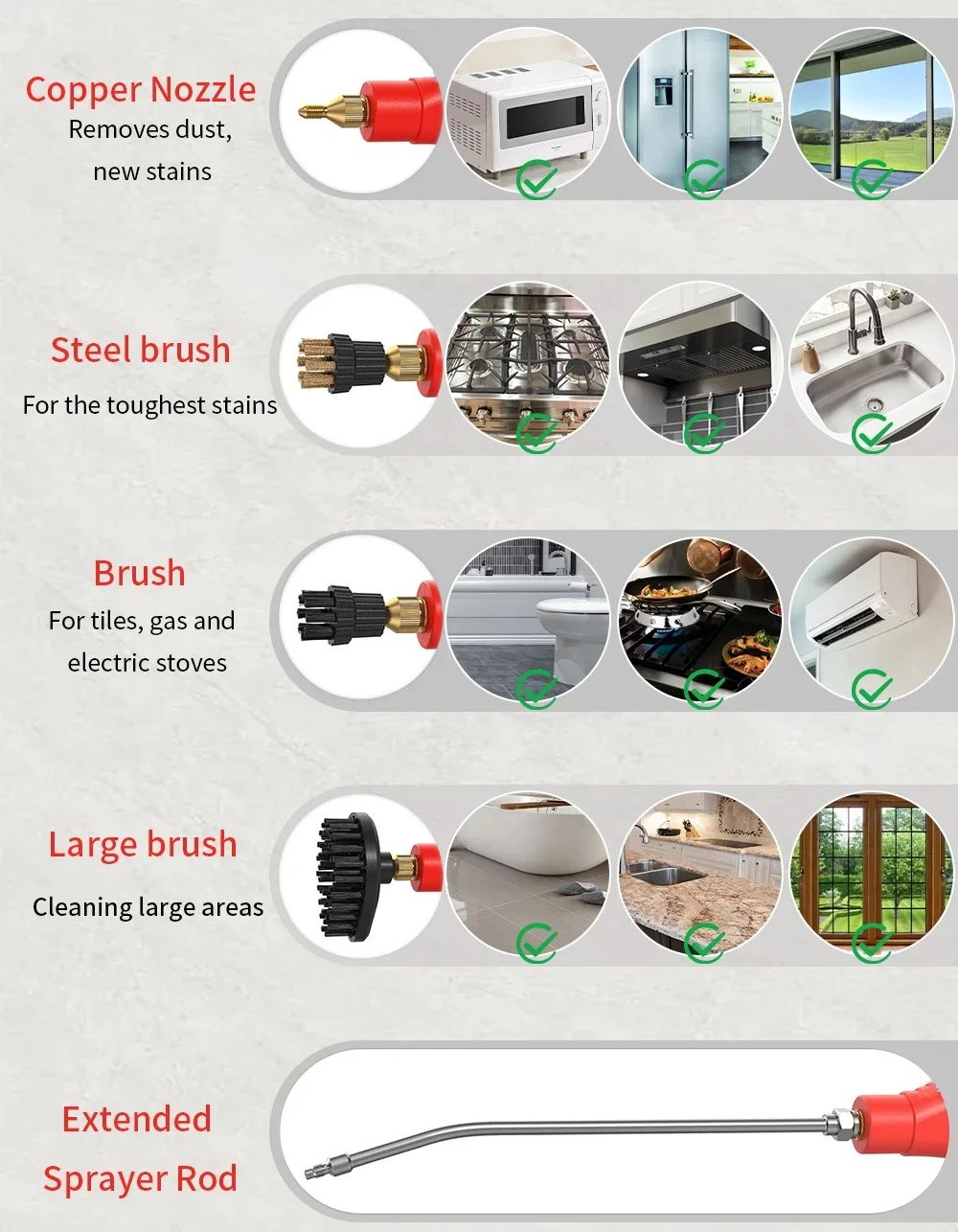 2500W Handheld Steam Cleaner