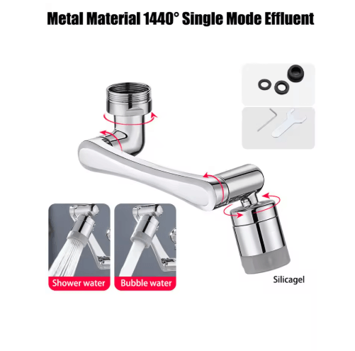 Stainless Steel 1440 Degree Swivel Robotic Arm Faucet Extender