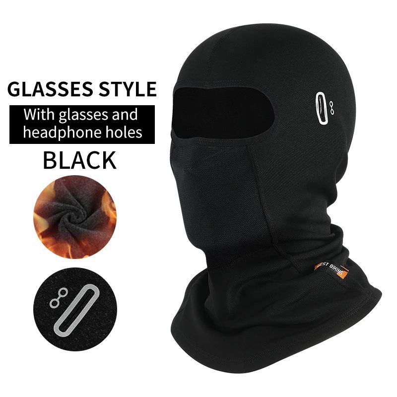 WEST BIKING Winter Fleece Balaclava Windproof Thermal Face Mask