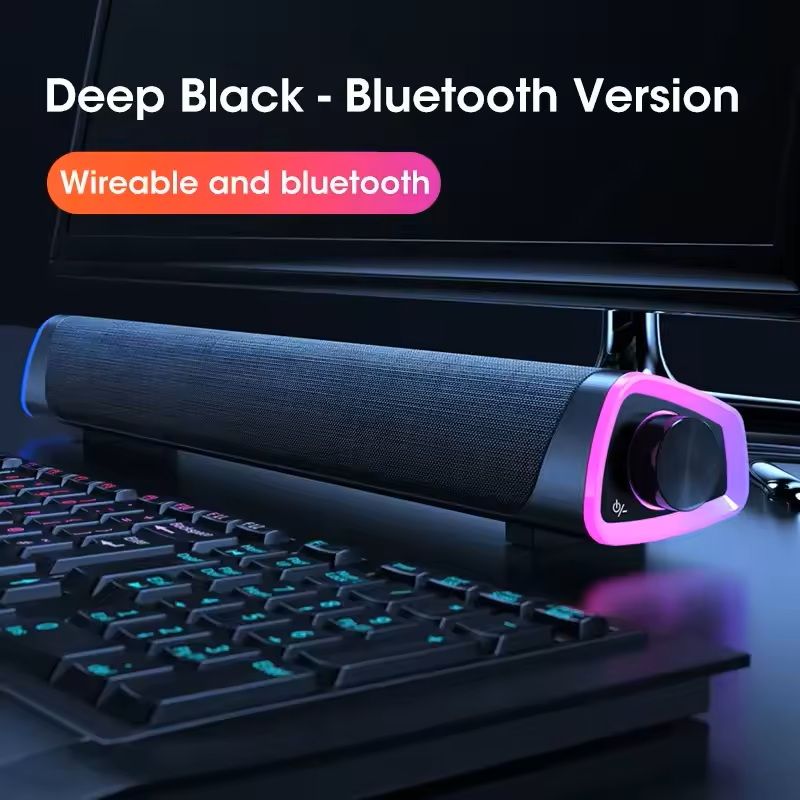 Bluetooth Computer Speaker Bar Stereo Subwoofer Soundbar