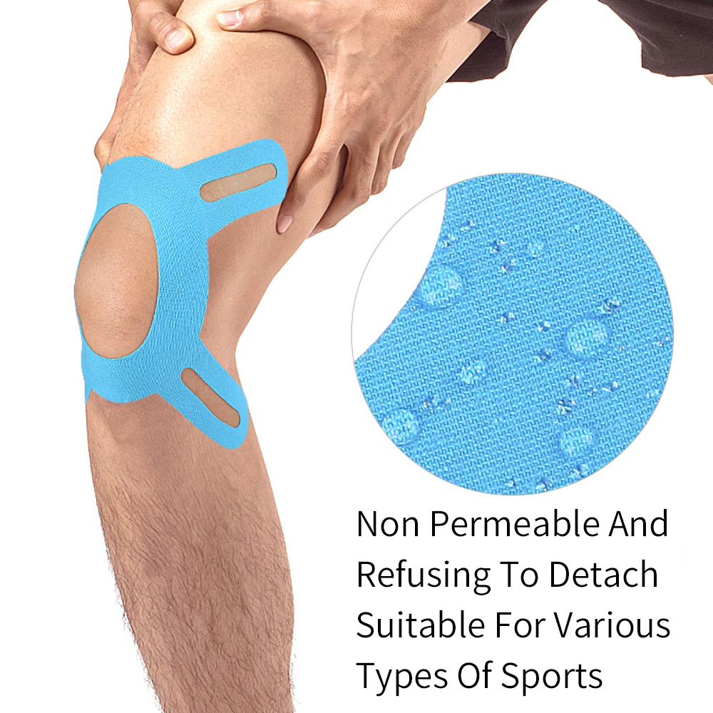 Support Tapes Knee Bandage Waterproof, Professional Kinesiology Tape for Knees, Pain Relief