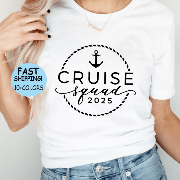 Cruise Squad 2025 Shirt – Matching Family Cruise Vacation Tee