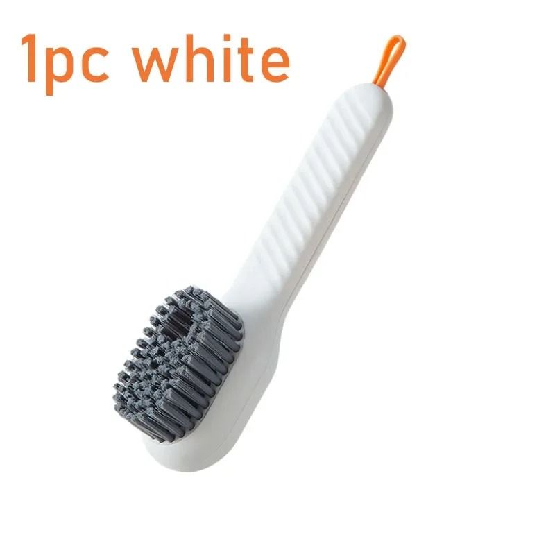 Shoe Cleaning Brush Soap Dispensing Brush Long Handle Scrub Brush for Clothes and Shoes