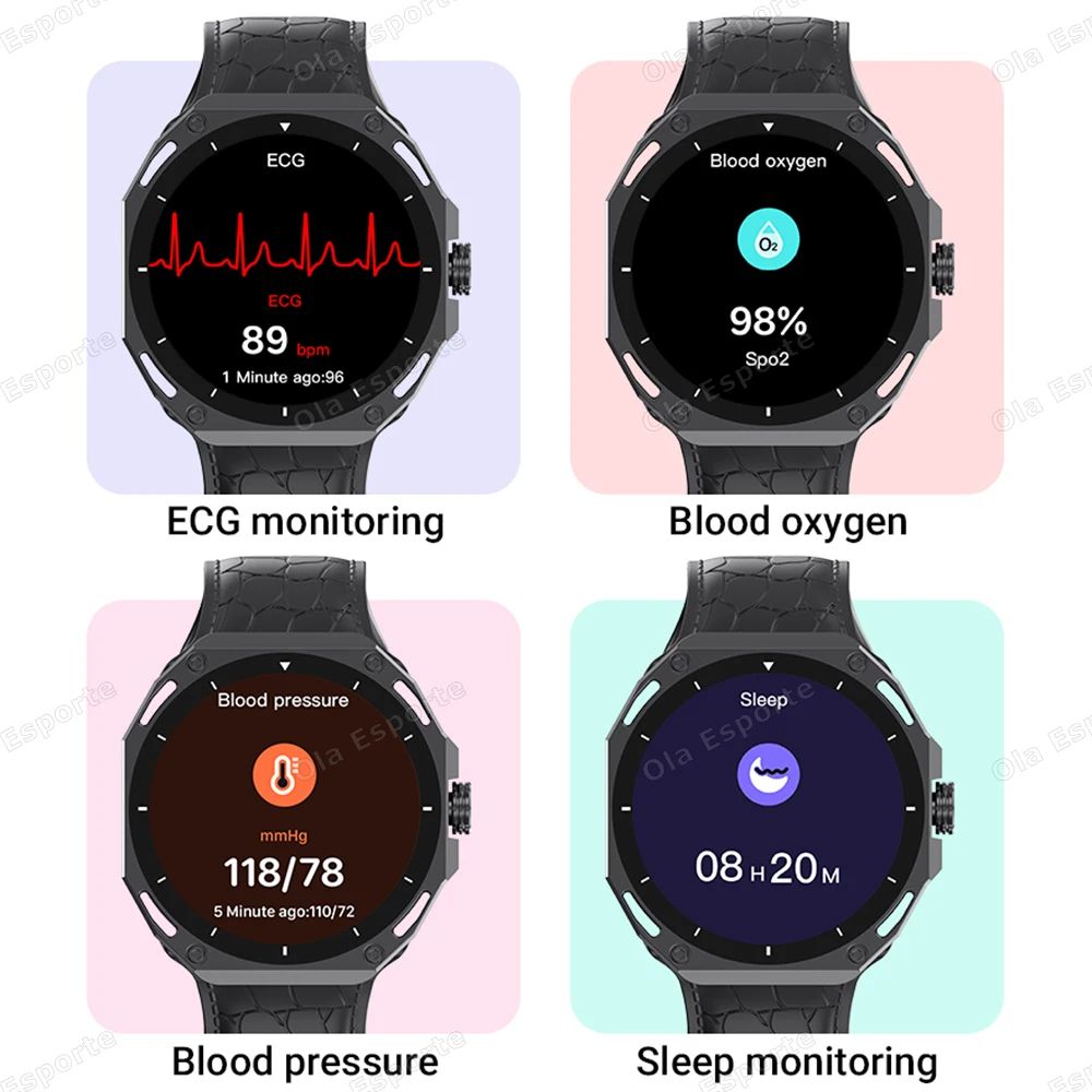 Smart Fitness Watch with AMOLED Display