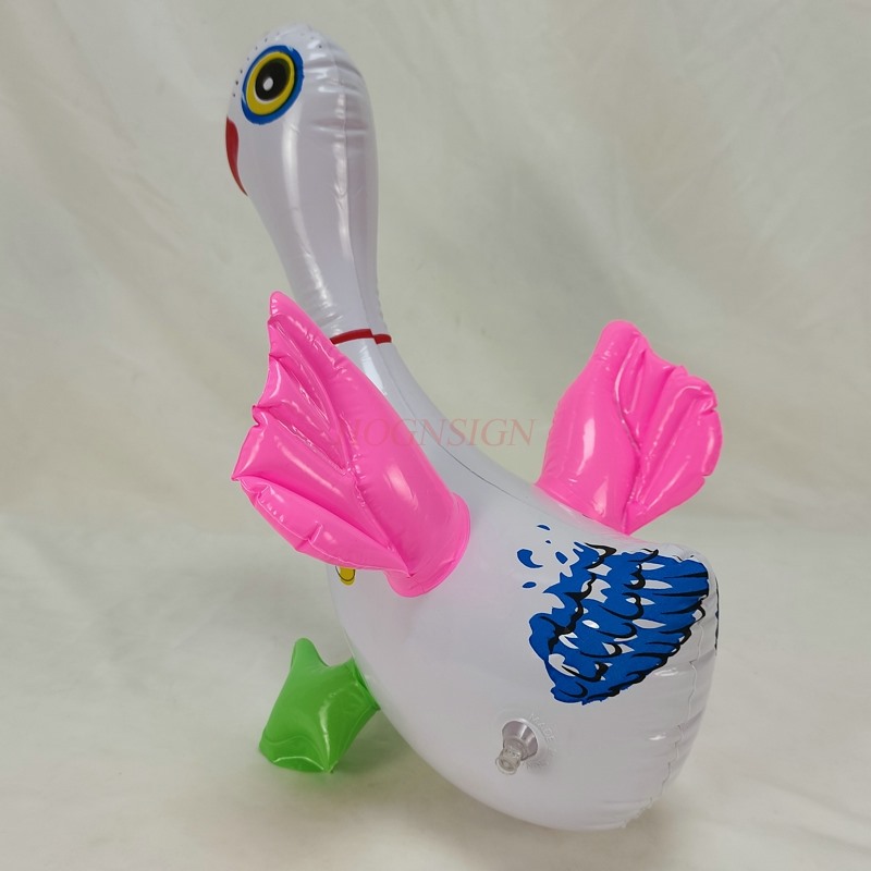 Inflatable Swan Punching Toy for Kids Outdoor Water Play Fun