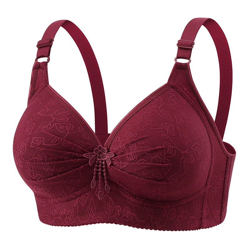 Comfortable New Bra for Women, Breathable Large Size Underwear, B C Cup, Push-up Brassiere Without Steel Ring, Lady Ling