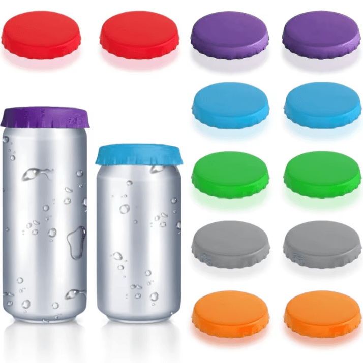 Reusable Silicone Soda Can Cap – Leak-Proof Cola & Beer Can Sealing Lid