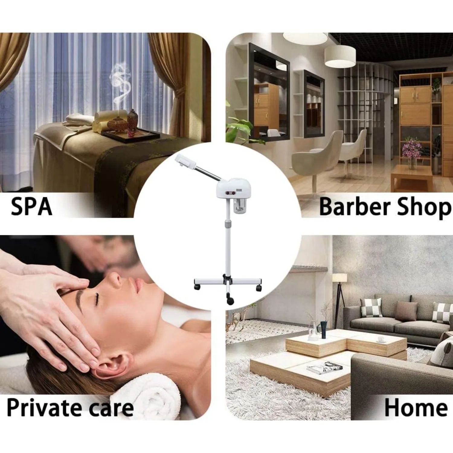 360° Pro Facial Steamer for Deep Pore Cleansing & Hydrated Glow
