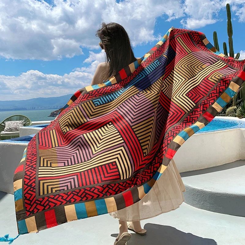 Large Beach Sarong Shawl Wrap Scarf