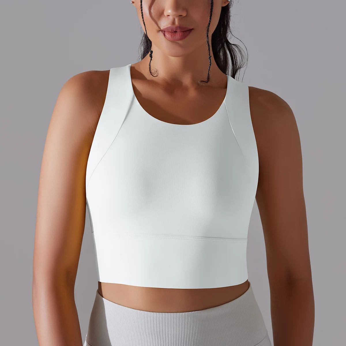 FlexLift Seamless High-Impact Sports Bra Crop Top for Women