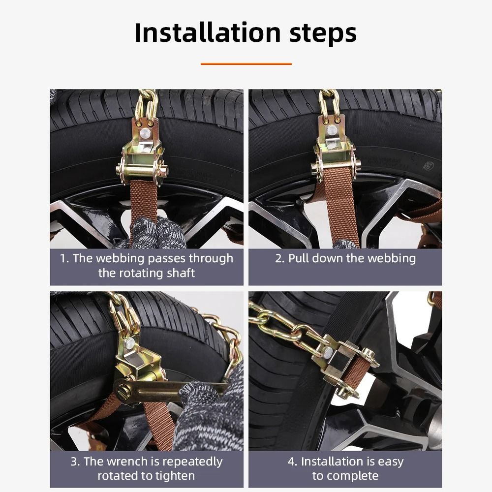 Car Tire Winter Snow Chains
