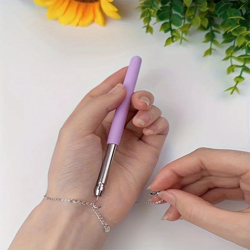 EasyGrip Bracelet Helper Tool – One-Hand Jewelry Clasp Fastening Aid