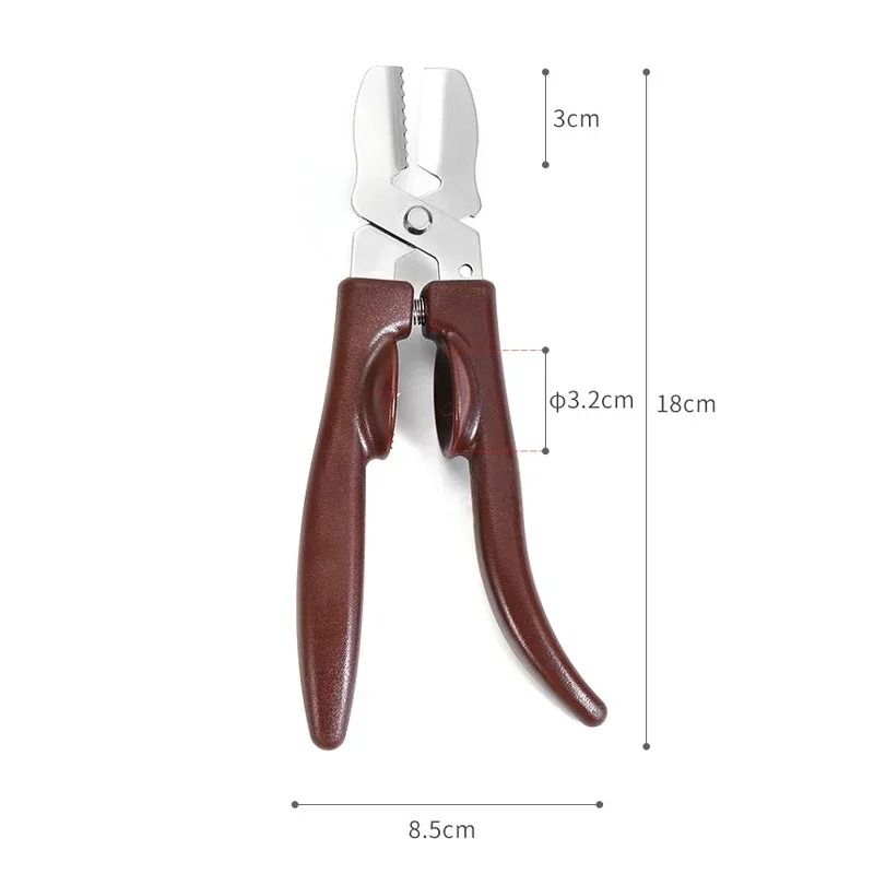 Stainless Steel Chestnut and Nut Opener Clip
