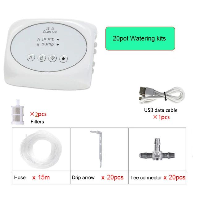 WiFi Smart Garden Irrigation Controller Kit – App-Controlled Automatic Drip Watering Timer