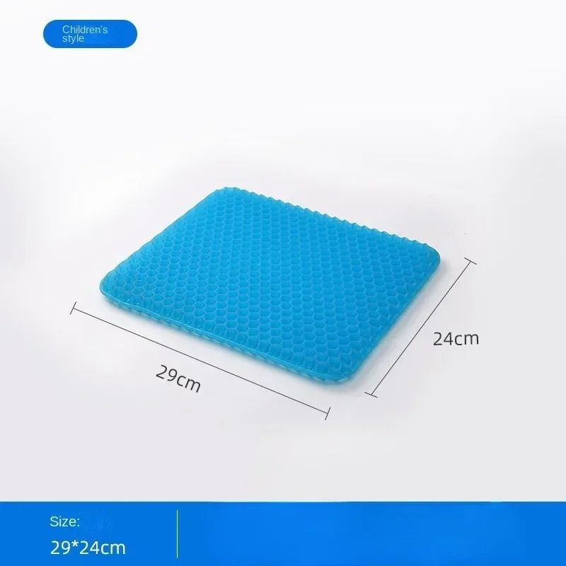 Double Thick Gel Seat Cushion for Pressure Relief and Breathable Comfort