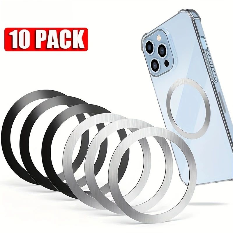 Magnetic Charging Ring Adhesive Plates Set