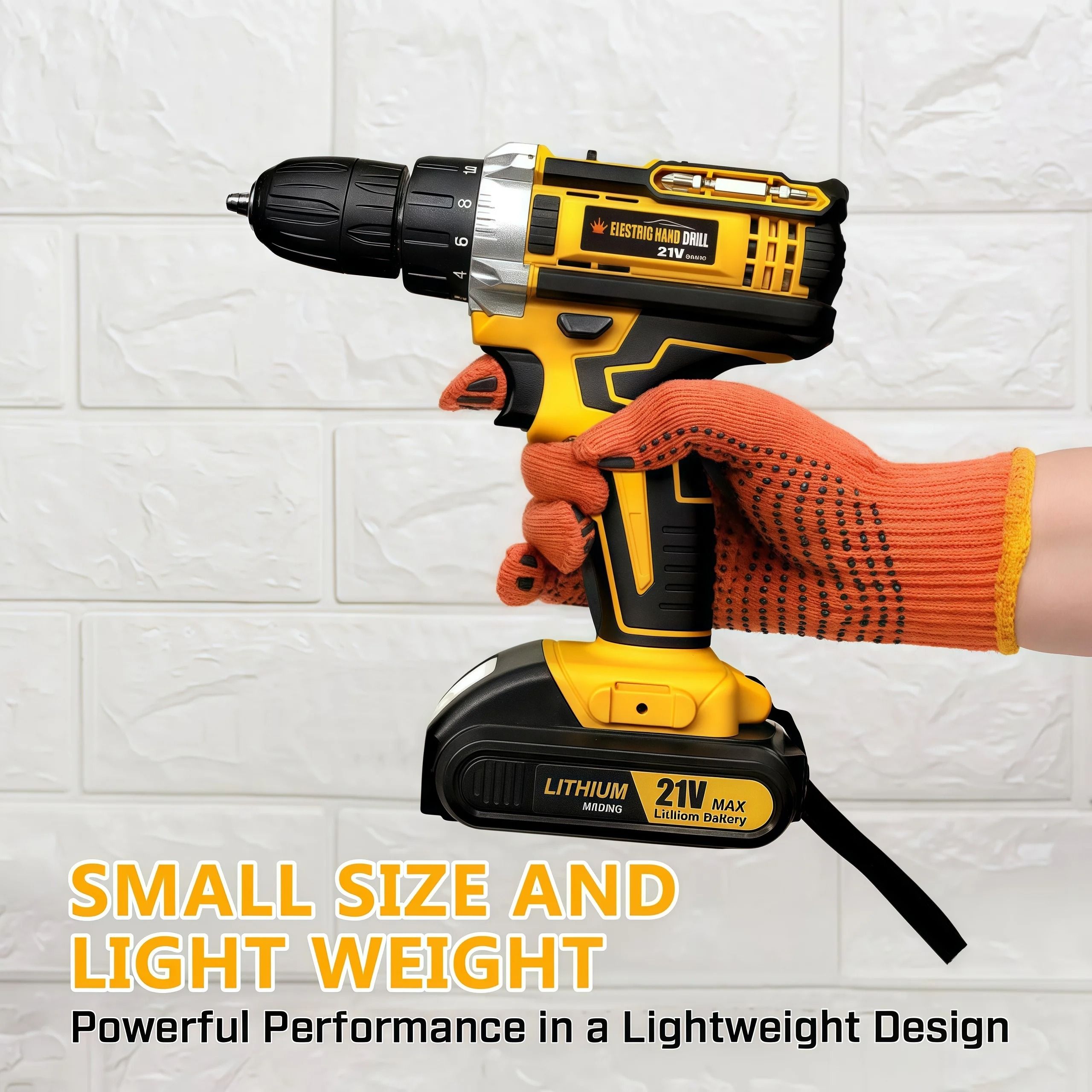 Lithium-Powered Electric Drill & Screwdriver Combo | Impact Driver Home DIY Kit | Executive Handheld Tool Suite