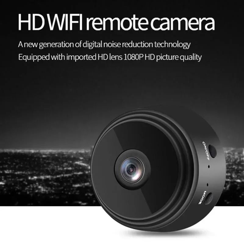 A9 Mini WiFi Security Camera 1080P with Night Vision & Smart App Control