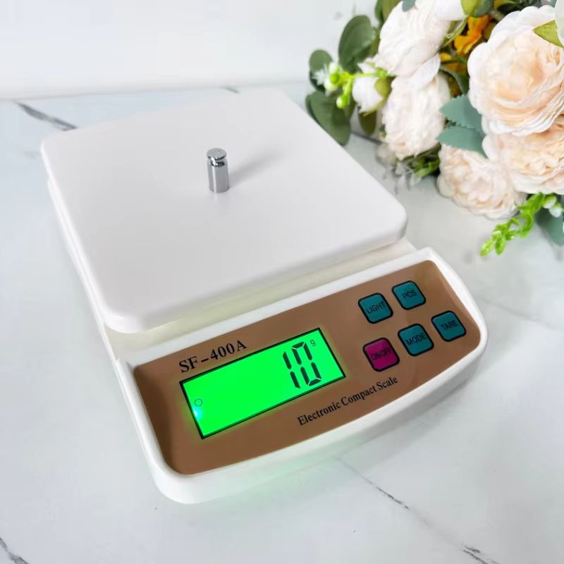 22 lb Precision Digital Kitchen Scale 0.04 oz Accuracy LCD Display with English Buttons