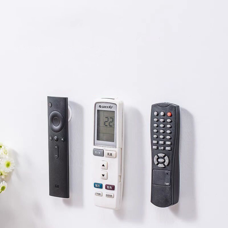 Remote Control Household Hook Rack Wall-Mounted with Punch-Free Magnetic Sticker for Air Conditioner, TV, Router