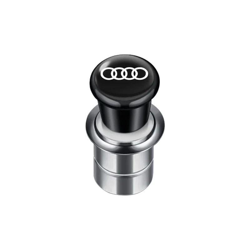 High-Contrast Automotive Emblem Cigarette Lighter