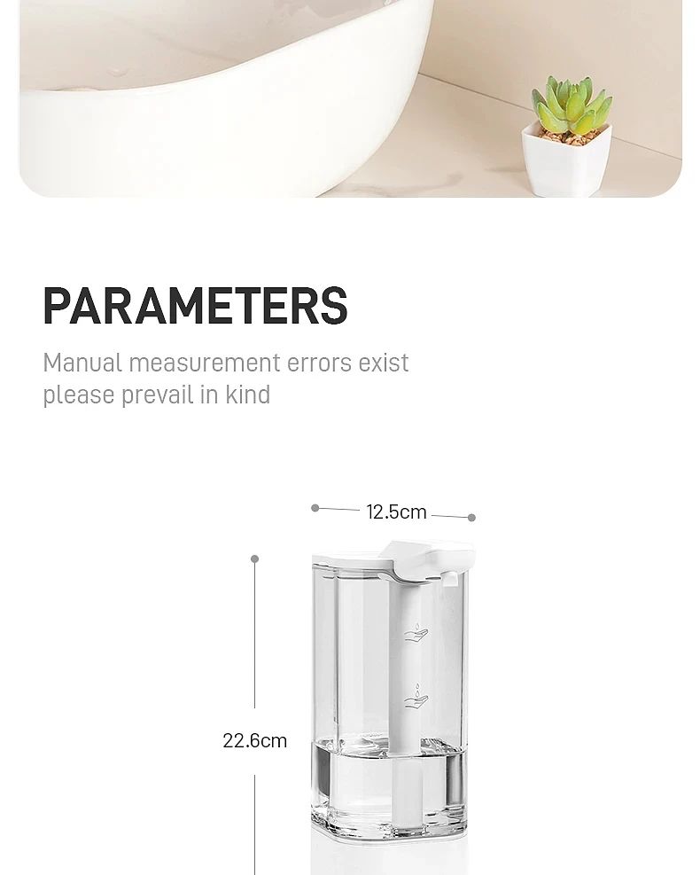 Smart Touchless Soap & Sanitizer Dispenser for Kitchen and Bathroom
