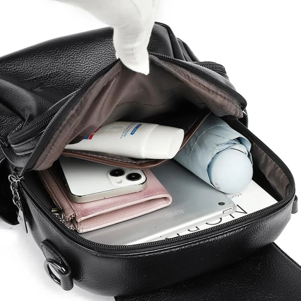 Genuine Leather Casual Commuter Back Pack
